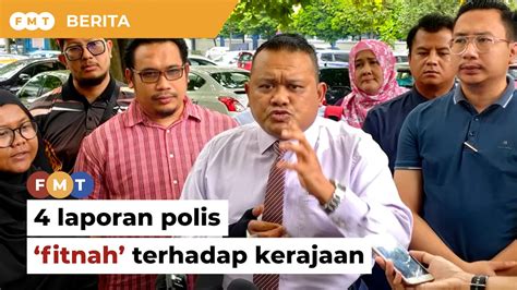 PH Buat 4 Laporan Polis Berkait Fitnah Terhadap Kerajaan PM Video