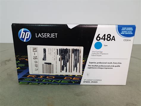 Hp 648a Original Print Toner Cartridge Cyan Ce261a