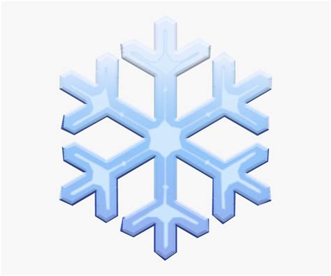 Iphone Snowflake Emoji Png Transparent Png Kindpng