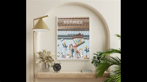 HERMES Digital Download Print Luxury Poster Digital - Etsy