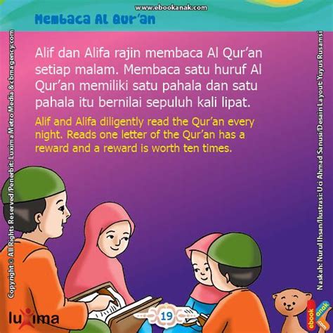 Membaca Satu Huruf Al Quran Memiliki Satu Pahala Yang Bernilai Sepuluh