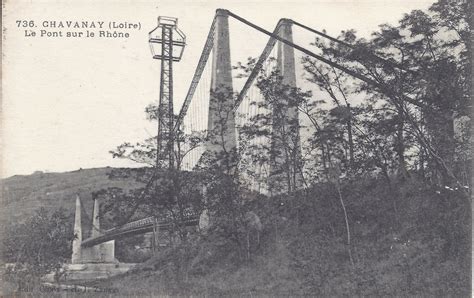 Chavanay Le Pont Sur Le Rh Ne Carte Postale Ancienne Et Vue D Hier