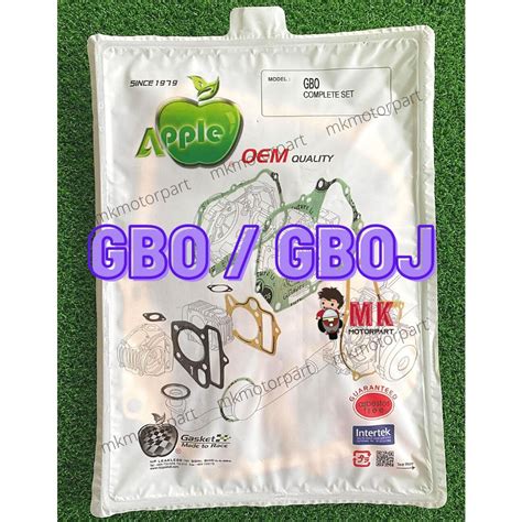 Honda Gbo Gbo J Gboj Mmc Overhaul Gasket Complete Set Apple Gasket