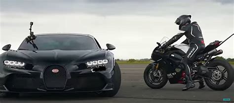 Bugatti Chiron Ss Vs Kawasaki H R Vs Ducati Panigale Sp Chi Vince La