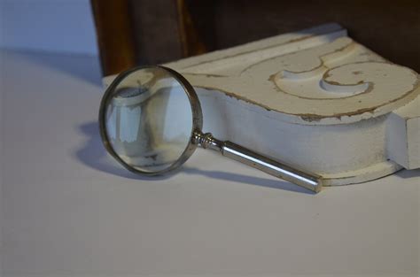 Vintage Magnifying Glass Handheld Magnifier Retro Library Accessory ...