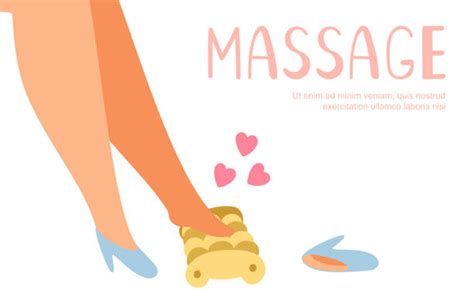 Foot Massage Cartoon Illustrations Royalty Free Vector Graphics And Clip