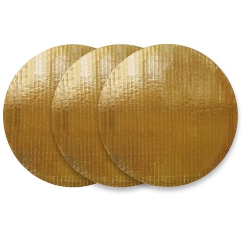 Get the 12" Metallic Gold Cake Boards by Celebrate It® at Michaels.com