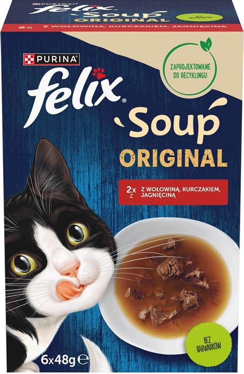 Karma FELIX Soup Original Dla Kota Wiejskie Smaki 6x48g Ceny I Opinie