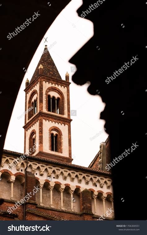 Vercelli Cathedral Tower Beautiful Architecture Stock Photo 1706300551 ...