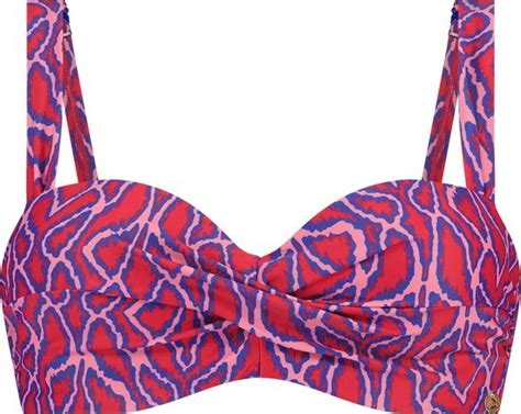 Basics Bikini Top Twisted Ikat C Voor Dames Maat C Bol