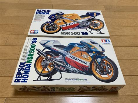 【やや傷や汚れあり】タミヤ 112 レプソルホンダ Nsr500 98 And 99 セット オマケ付きの落札情報詳細 ヤフオク落札価格