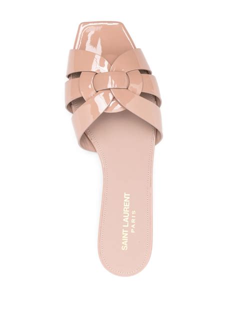 Saint Laurent Tribute Sandals Pink Farfetch