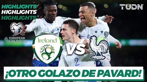 HIGHLIGHTS Irlanda Vs Francia UEFA Qualifiers 2023 TUDN YouTube