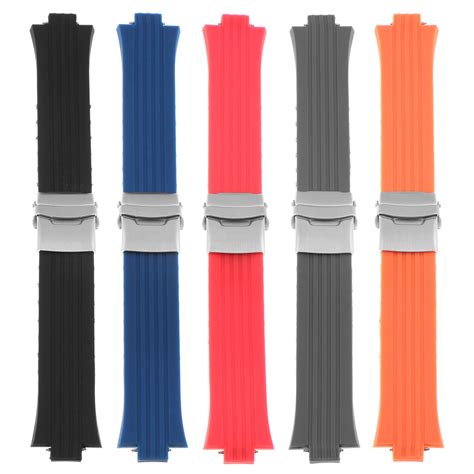 Strapsco Silicone Rubber Watch Band Strap for Oris TT1 & Williams F1 | eBay