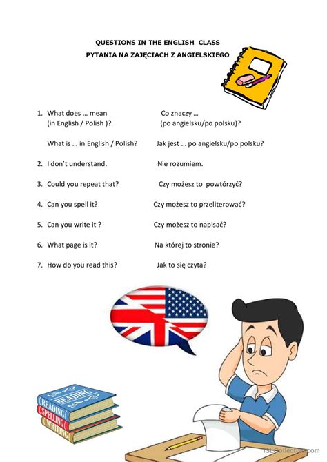 Classroom Questions English Esl Worksheets Pdf And Doc