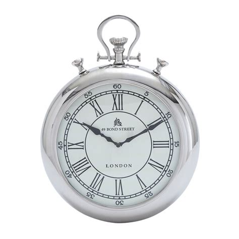 Stopwatch Wall Clock - 17682654 - Overstock.com Shopping - Great Deals ...