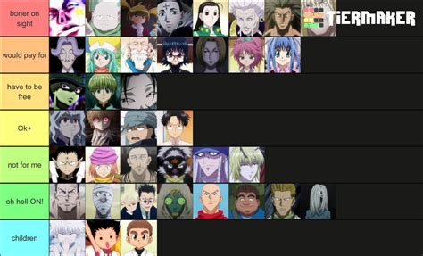 This Is My Hxh Sex List R Hunterxdank