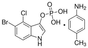 Merck 5 Bromo 4 chloro 3 indolyl phosphate p toluidine salt 캐시바이