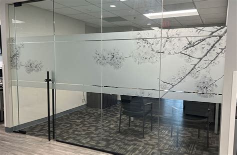 Frosted Vinyl Window Graphics For Washington DC Offices