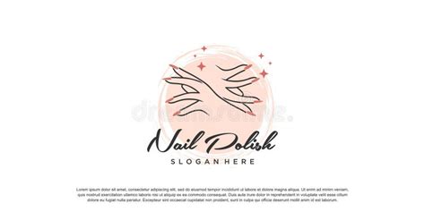 Nail Beauty Logo Design For Beauty With Creative Element Concept