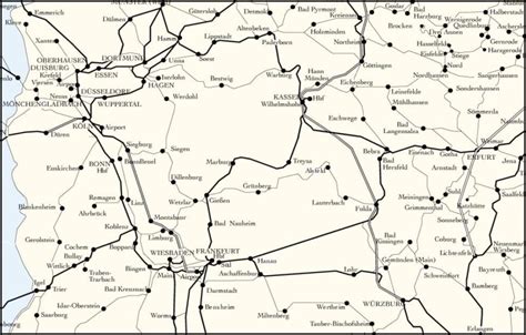 Germany Rail Map - Maps, Books & Travel Guides