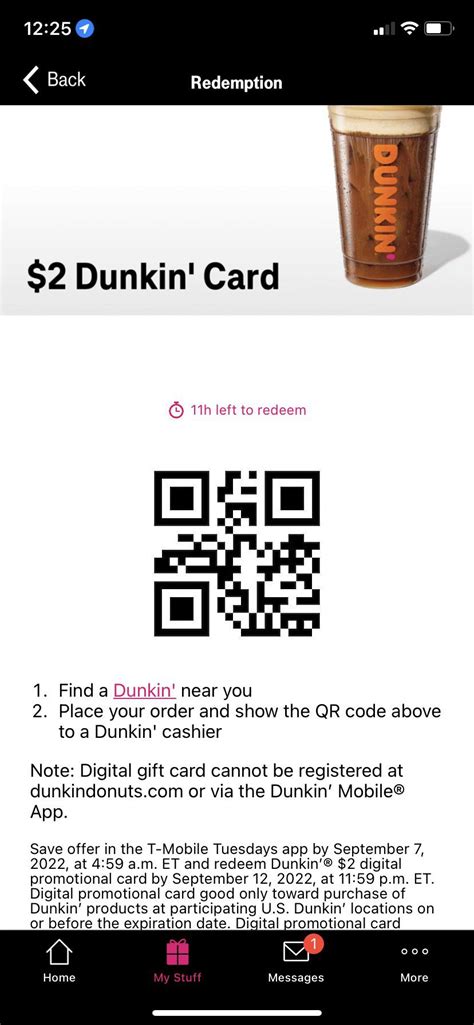 $2 Dunkin’ Card, someone please use as I won’t be able to make it ...