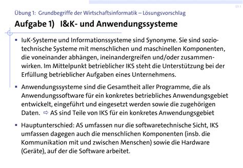 G Rwinf Ws Bung L Sung Aufgabe I K Und Anwendungssysteme