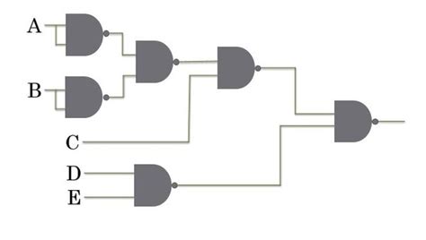 Draw A Schematic Two Level Diagram Using Only Nand Gates Nand Gate Internal Circuit Ecosdeltorbes