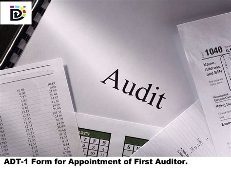 Adt Form For Appointment Of First Auditor