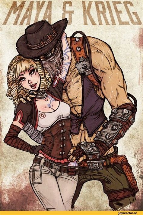 Borderlands 2 Maya The Siren And Krieg The Psycho What A Cute Couple Borderlands Krieg