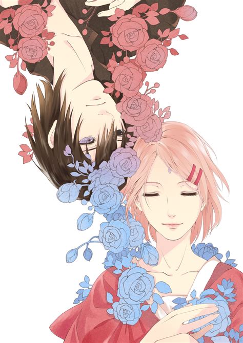 Tags Fanart Naruto Haruno Sakura Uchiha Sasuke Pixiv Fanart From