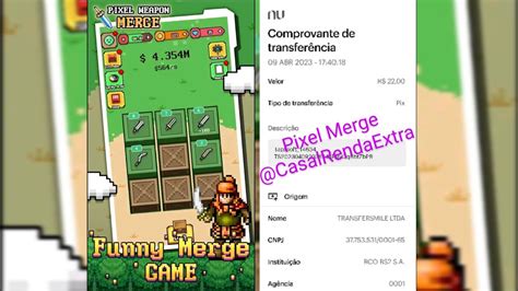 Saque Hoje E Receba Na Hora Via PIX Novo App Pixel Merge Pagando Rápido