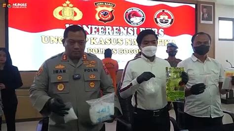 Polres Bogor Ungkap Jaringan Peredaran Narkotika Di Wilayah Kabupaten