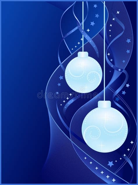 Fundo Azul Do Natal Natal Tr Ilustração do Vetor Ilustração de