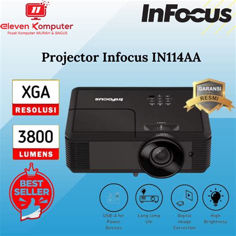 Jual PROJECTOR INFOCUS IN114AA IN 114AA XGA 3800 LUMENS Shopee Indonesia