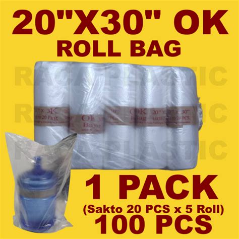 Pcs X Ok Laundry Plastic Bag Pcs Multi Purpose Hd Roll Bag