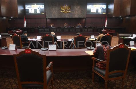 Sidang Sengketa Pilkada Tangsel Dan Pandeglang Antara Foto