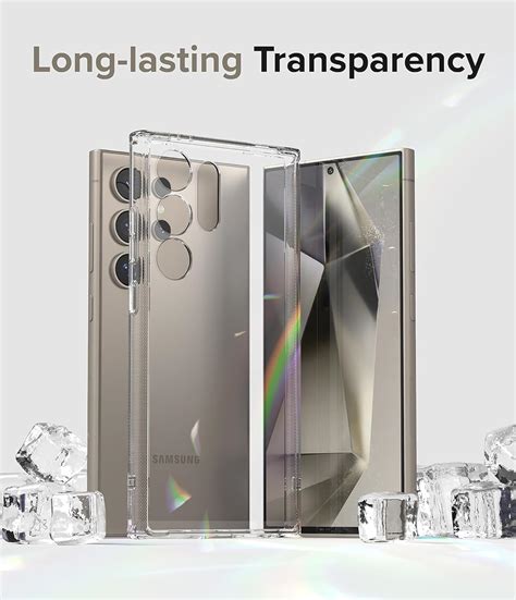 Samsung Galaxy S25 Ultra Silicon Transparent Case, Crystal Clear Hard