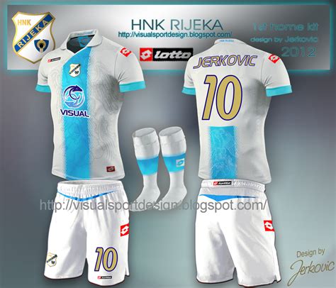 Visual Sportwear Unique Design: HNK RIJEKA - VISUAL & LOTTO