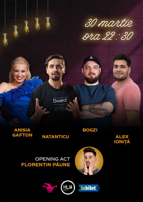 Bilete The Fool Stand up comedy cu Natanticu Anisia Gafton Bogzi și