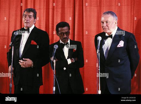 Dean Martin, Sammy Davis Jr. and Frank Sinatra 1987 Credit: Ralph ...