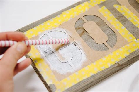 How to Stencil Letters on Wood to Make a DIY Wood Sign