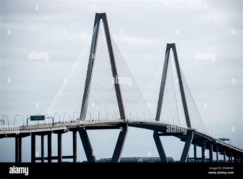 The Arthur Ravenel Jr Bridge A Cable Stayed Bridge Over The Cooper