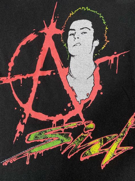 1980s Sid Vicious Sex Pistols Anarchy My Way Neon Day Gem