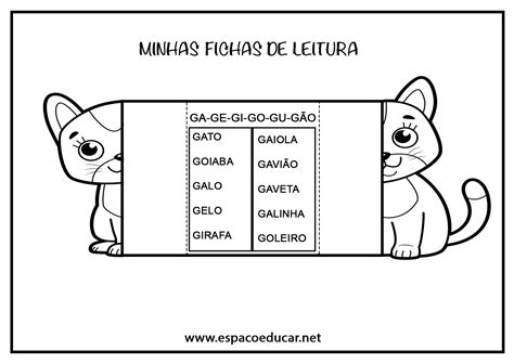Leitura Interativa Para Imprimir - ATIVIDADES FICHAS DE LEITURA INTERATIVA GRÁTIS PARA IMPRIMIR! -ESPAÇO ...