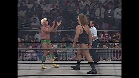 The Giant Vs WCW Heavyweight Champ Ric Flair The Giant Turns On Kevin