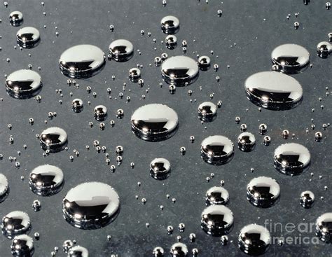 Mercury Droplets Photograph by Dirk Wiersma