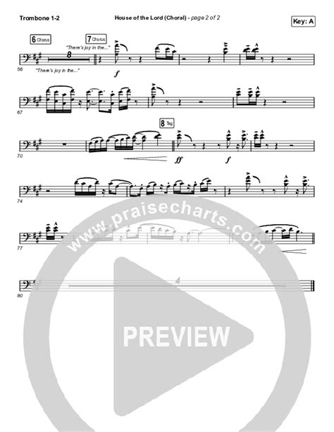 House Of The Lord Choral Anthem Satb Trombone Sheet Music Pdf Phil