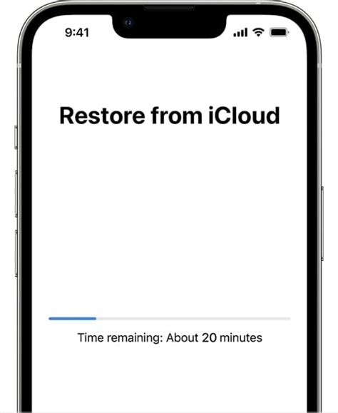 Résolution du problème de restauration à partir d iCloud sur l iPhon