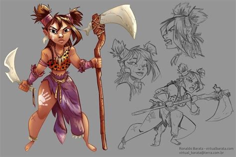 Artstation Cave Girl